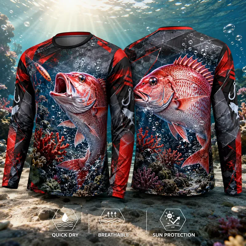 T-shirt de pêche à manches lon - Fishing Shirt Uv Protection avis et prix