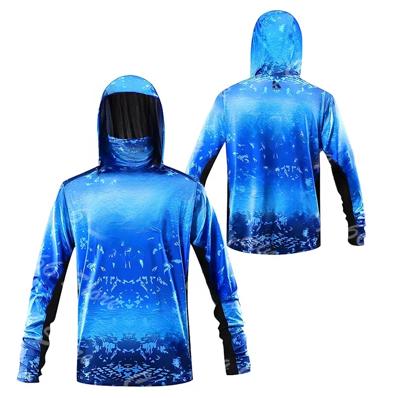 T-shirt de pêche à capuche pou - Fishing Shirt Uv Protection avis et prix
